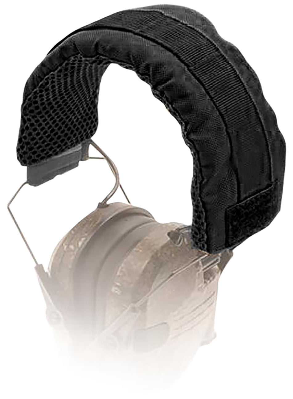 Walker's Razor Black Nylon Headband Wrap with Molle Webbing Universal Fit GWPHDBNDV