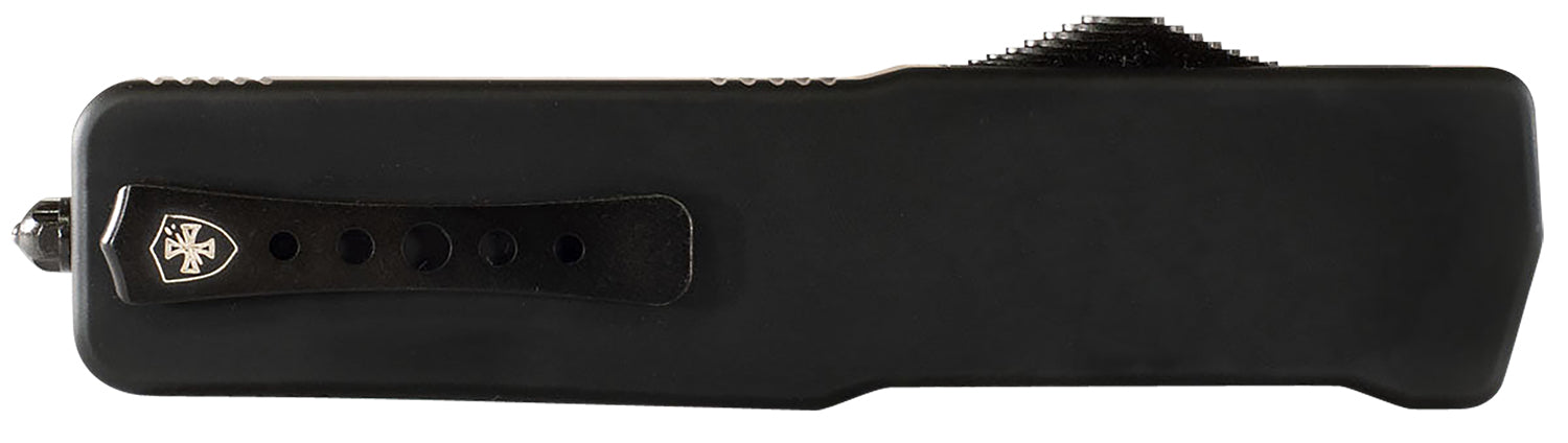 Templar SABR321 Premium Lightweight Small 3" OTF Drop Point Plain D2 Blade, 4.50" Black 6061-T6 Aluminum Handle w/ Pocket Clip