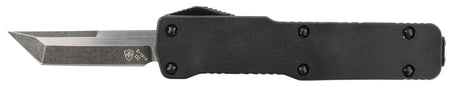 Templar CABR221 Premium Lightweight Micro 1.85" OTF Tanto Plain D2 Blade, 3.50" Black 6061-T6 Aluminum Handle California Legal