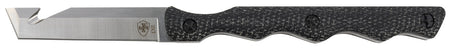 Templar Knife NTKB222 Neck Fixed Tanto 2.46-Inch D2 Steel Blade, 4.22" Black Canvas Micarta Handle, Includes Lanyard/Sheath
