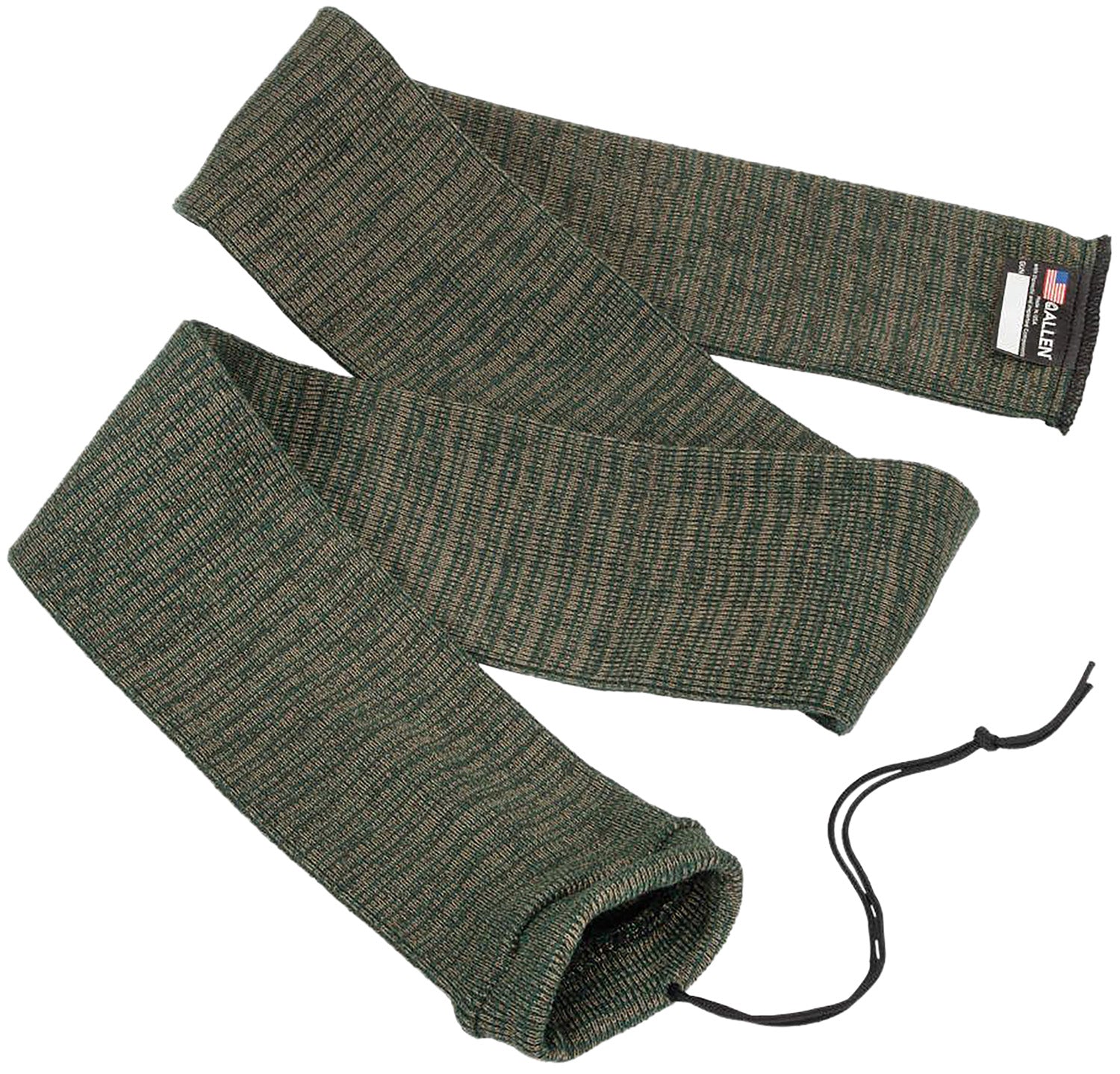 Allen 133 52" Heather Green Silicone-Treated Knit Firearm Sock for Rifles and Shotguns