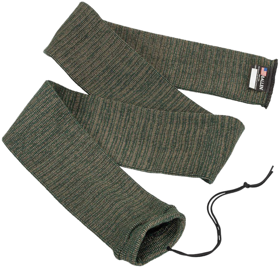 Allen 133 52" Heather Green Silicone-Treated Knit Firearm Sock for Rifles and Shotguns