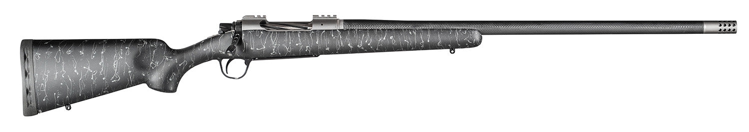 Christensen Arms Summit TI Full Size .28 Nosler 3+1, 26" Natural Titanium - Black/Gray Webbing
