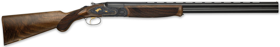 F.A.I.R. FRJBPRTG2828 Jubilee Prestige Tartargua Gold 28 Gauge O/U Shotgun, 28" Blued Barrel, Gold Engraved Aluminum Receiver, Walnut Stock