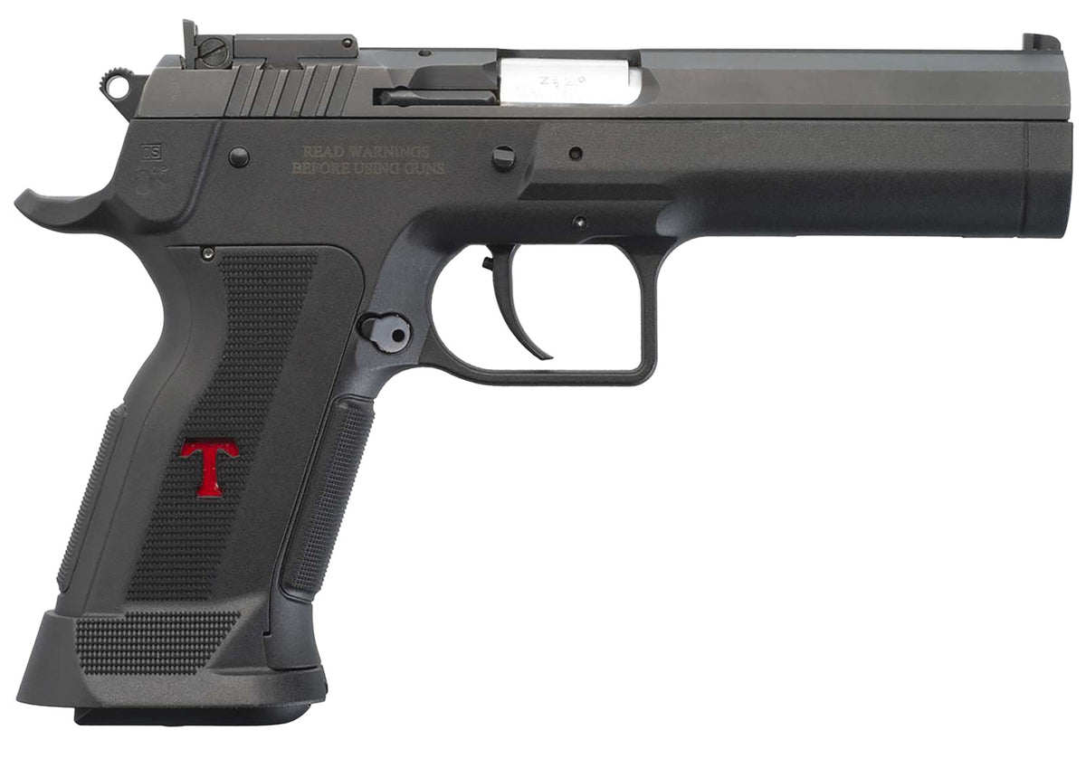 Tanfoglio IFG TFSTOCK3P10 Stock III Full Size 10mm Auto, 13+1 Capacity, Black Polygonal Barrel, Beavertail Frame