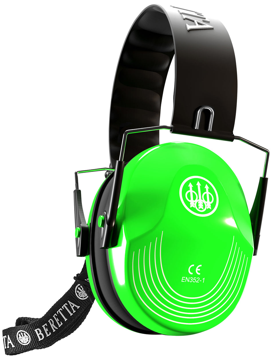 Beretta CF1000000207FF Safety Pro Muff 25dB SNR Fluorescent Green/Black