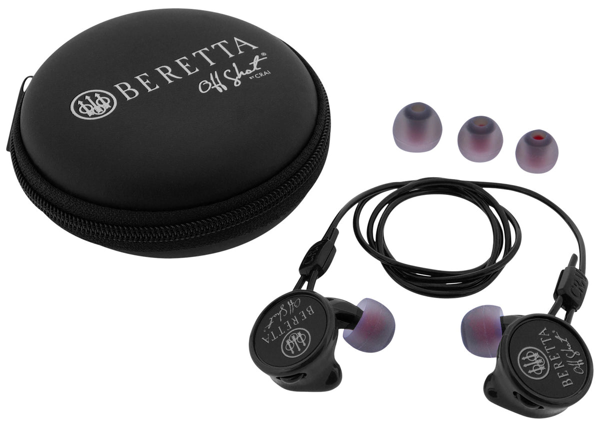Beretta CF081A21560951 Comfort Plus Mini Headset 32dB NRR In-Ear Black