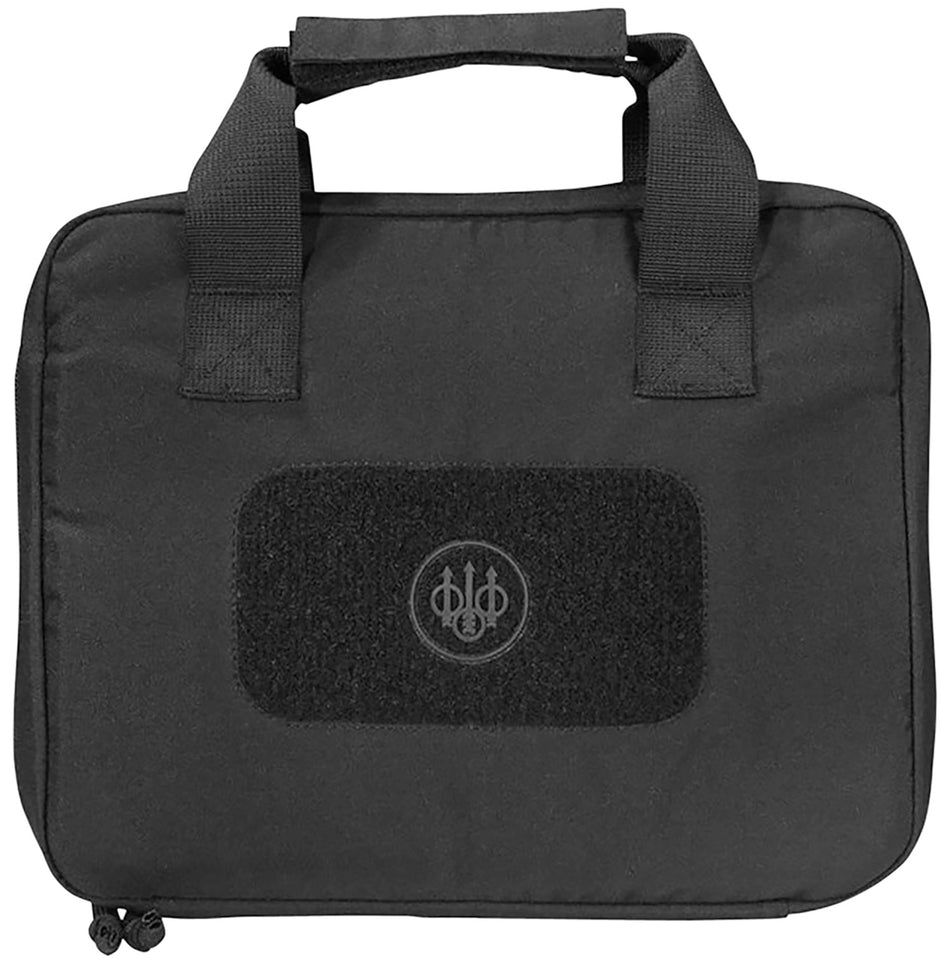 Beretta FO471001890999UNI Pistol Case Black 600D Polyester with Magazine Straps