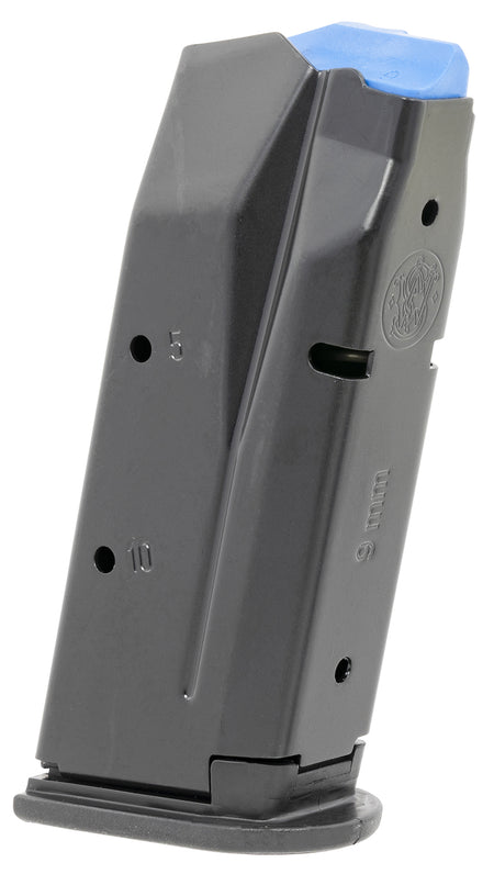 Smith & Wesson 3015282 9mm Luger 10rd Black Stainless Steel Magazine for CSX