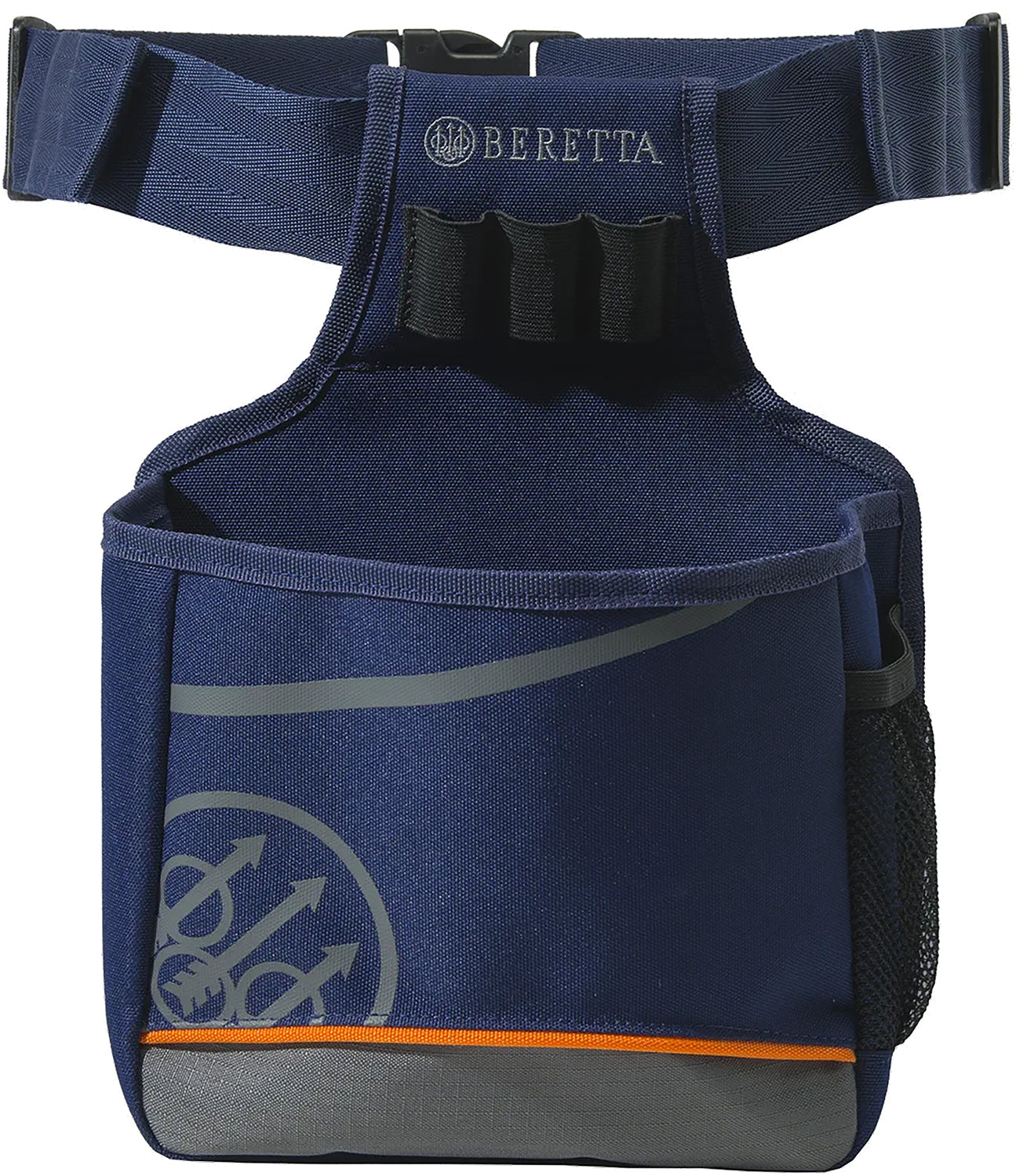 Beretta BS921T1932054VUNI Uniform Pro EVO Shell Pouch 50rd, Blue Neoprene with Bottom Zip
