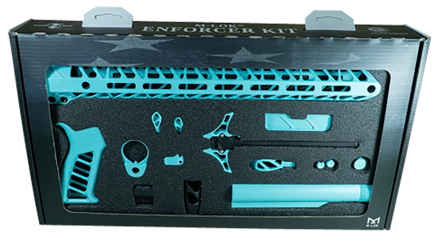 Timber Creek Outdoors Enforcer Complete Build Kit for AR-15 Robin's Egg Blue TCOEKRE