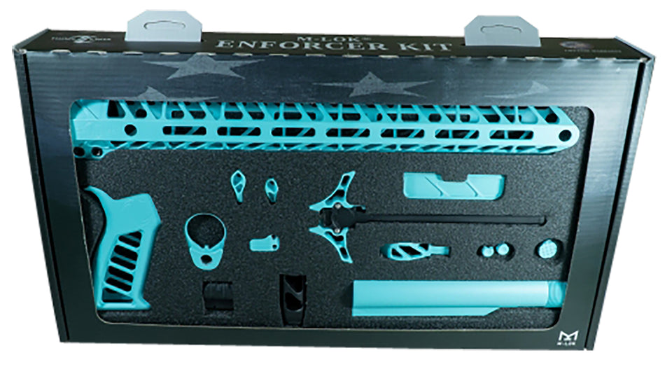Timber Creek Outdoors Enforcer Complete Build Kit for AR-15 Robin's Egg Blue TCOEKRE