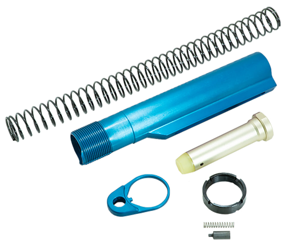 Timber Creek Outdoors ARBTKB AR-15 Mil-Spec Carbine Buffer Tube Kit Blue Anodized