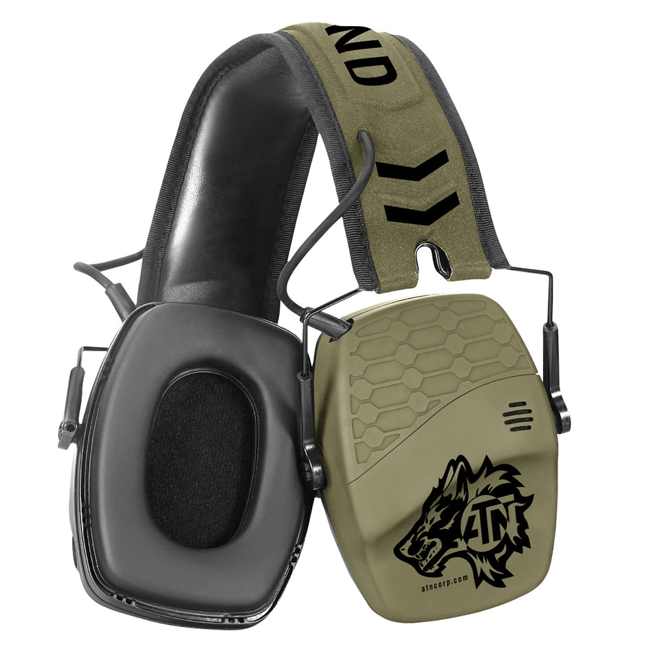 ATN X-Sound ACPROTXSND Bluetooth Hearing Protector 22 dB OD Green Earmuff