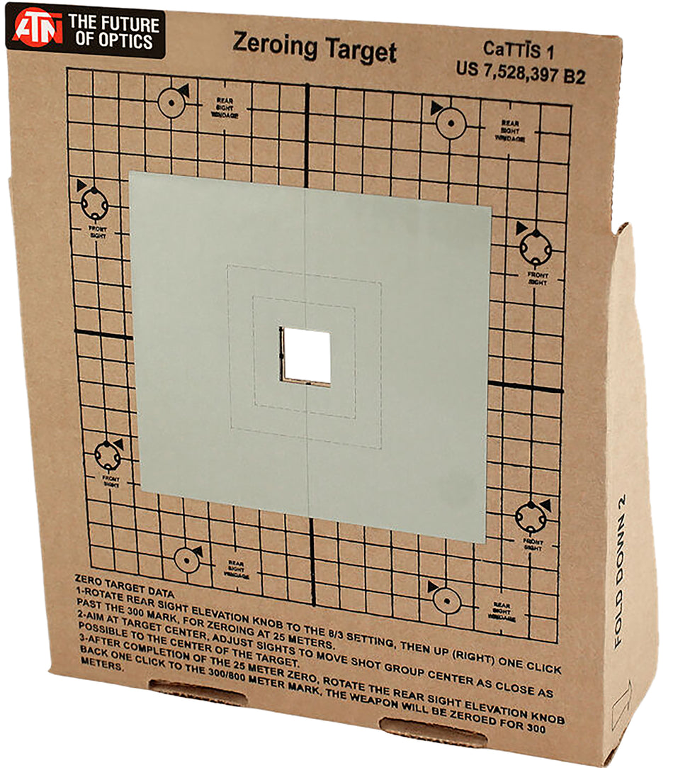 ATN Thermal Scope Zeroing Target Cardboard Pack of 3
