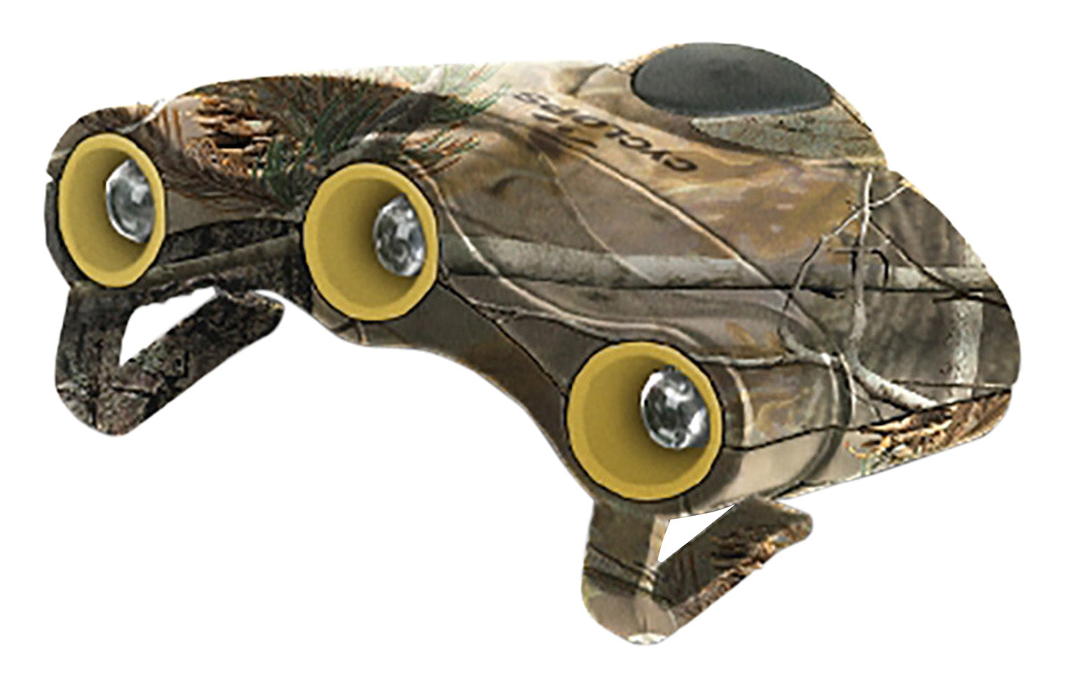 Cyclops CYCHC1WNXT Orion Tilt Hat Clip Light NXT Camo with Green and White LEDs