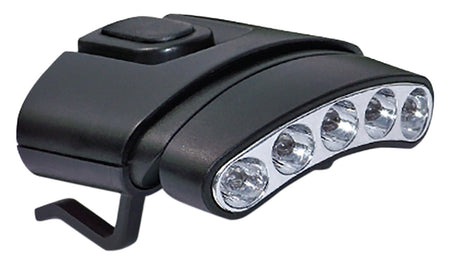 Cyclops CYCHCDTWG Orion Tilt Hat Clip Light Black with Green and White LEDs 30 Lumens