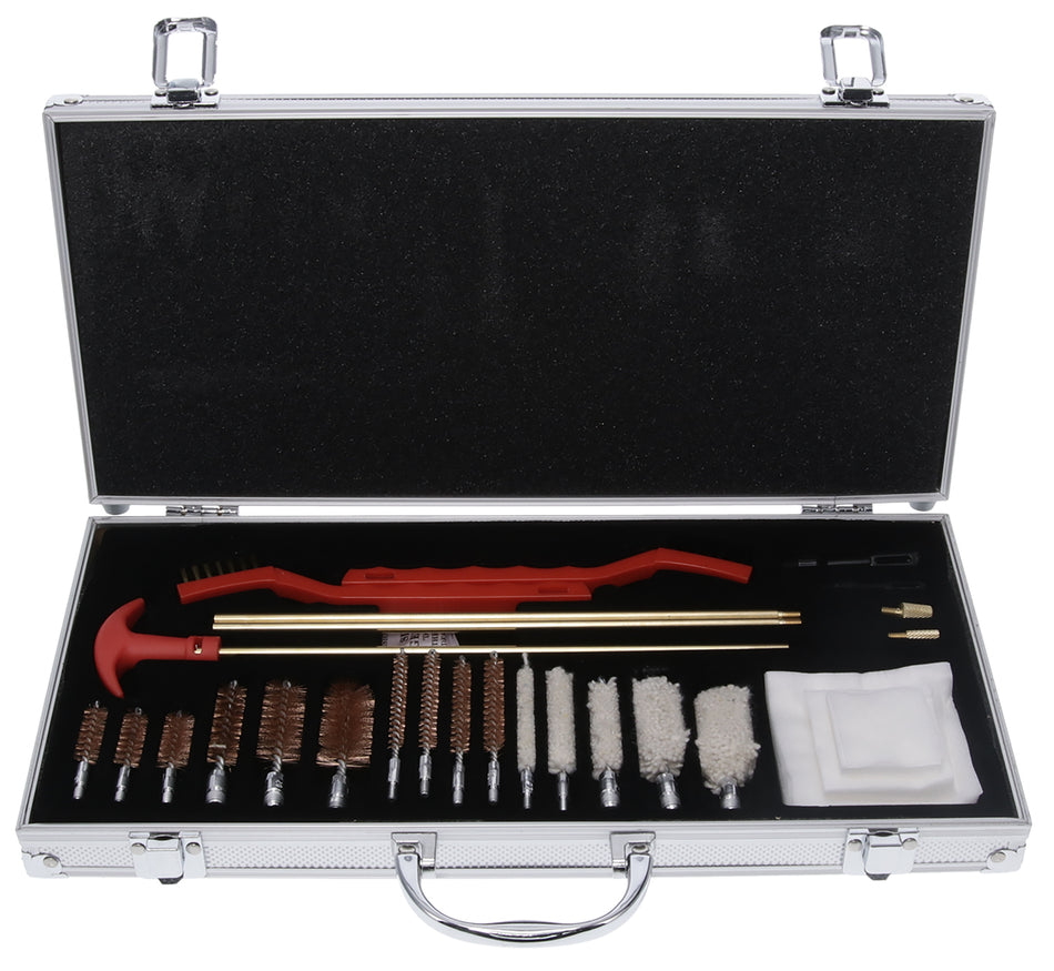 Birchwood Casey PGCK 27-Piece Premium Cleaning Kit Multi-Caliber Silver