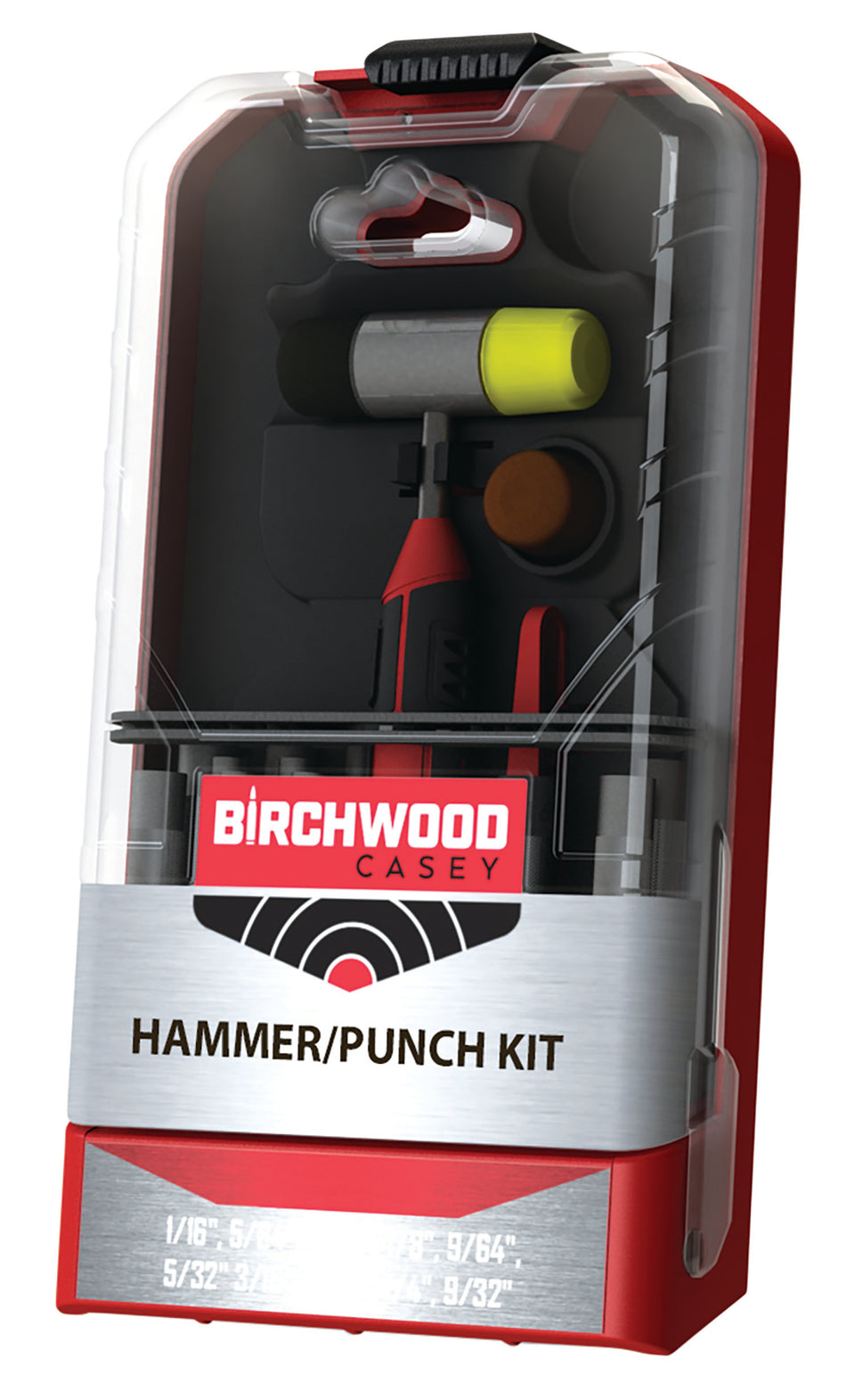 Birchwood Casey 19-Piece AR Hammer and Punch Kit Black/Red