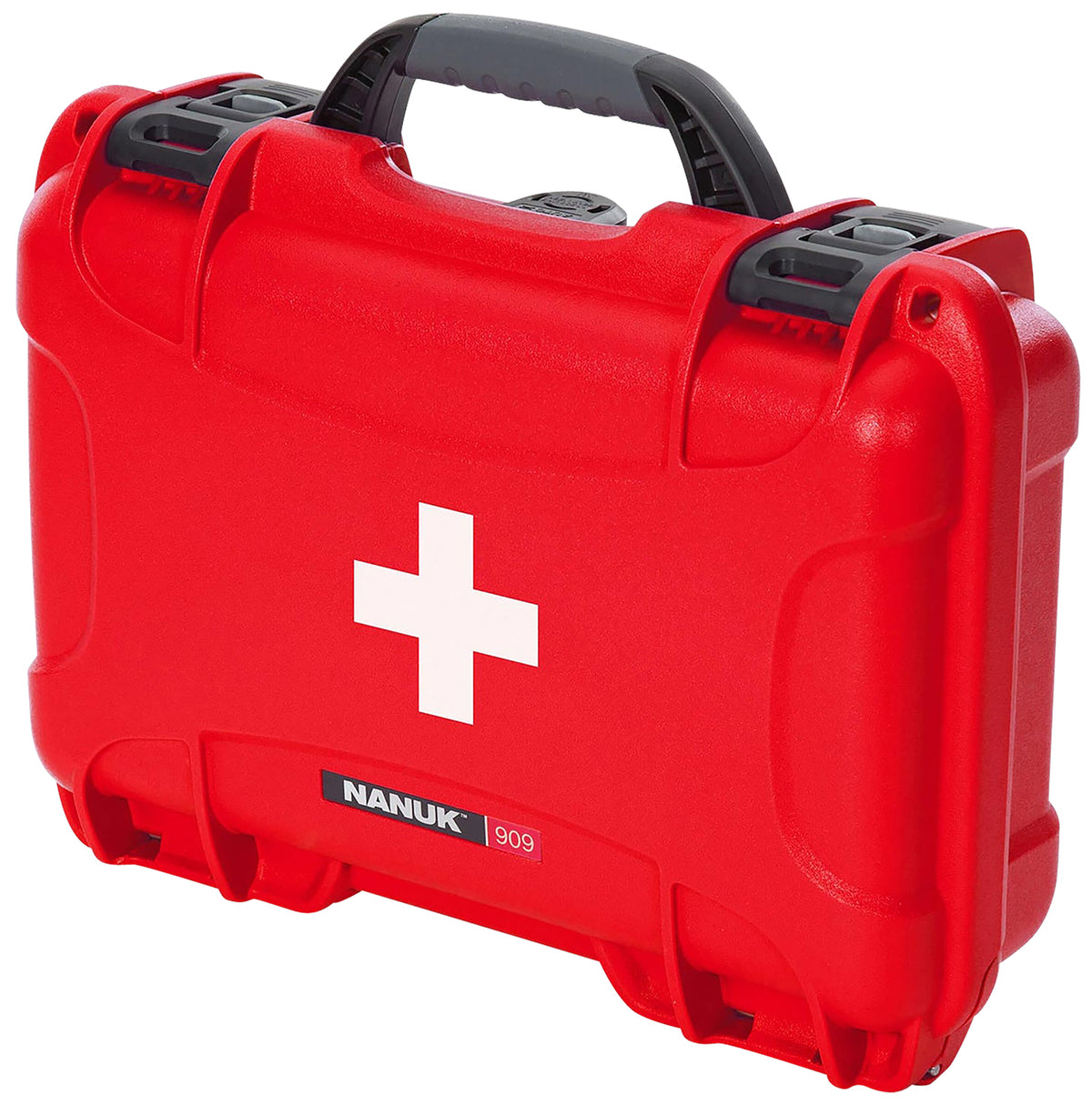 Nanuk 909FSA9 909 First Aid Red Resin Waterproof Case with PowerClaw Latching System