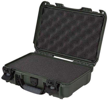 Nanuk 9091006 909 Olive Resin Waterproof Hard Case with Cubed Foam Insert