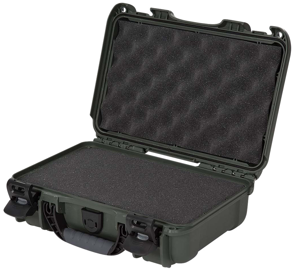 Nanuk 9091006 909 Olive Resin Waterproof Hard Case with Cubed Foam Insert