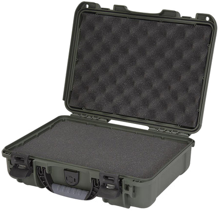 Nanuk 910 Waterproof Case 9101006 Olive Resin Foam-Padded Airline Approved