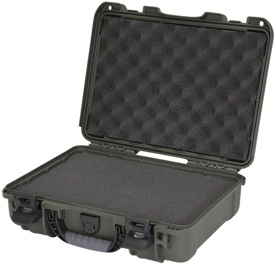 Nanuk 910 Waterproof Case 9101006 Olive Resin Foam-Padded Airline Approved