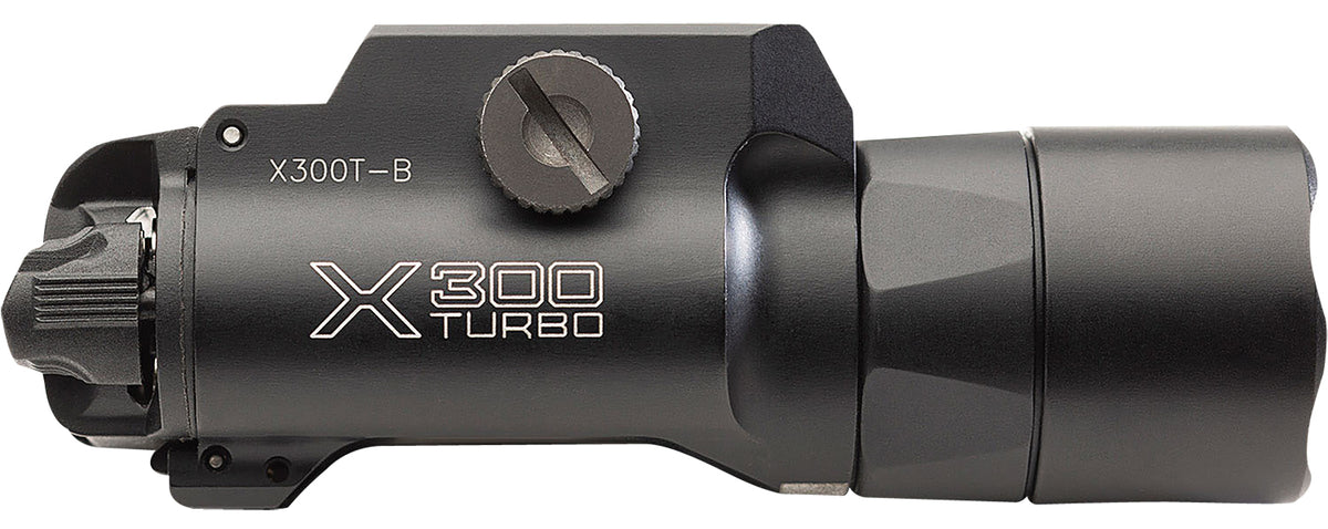 SureFire X300T-B Turbo Black Anodized 650 Lumens White LED Handgun Weapon Light