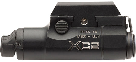 SureFire XC2-B Ultra Compact Pistol Light 300 Lumens White LED Red Laser Black Anodized
