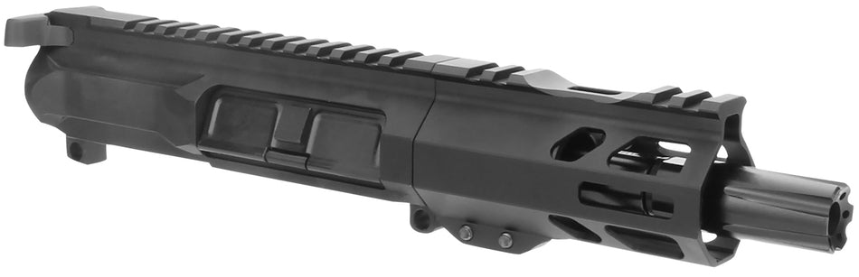 TacFire 9mm 4" Pistol Upper Assembly Black Nitride Barrel 7075-T6 Aluminum M-LOK with BCG