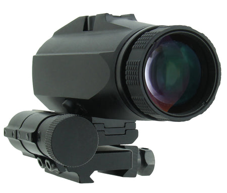 TacFire RDX3MB 3x Flip to Side Red Dot Magnifier Black Anodized 30mm Objective