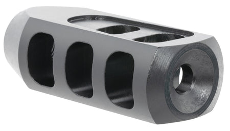 TacFire Tanker Style Muzzle Brake 5.56x45mm NATO Black Oxide Steel 1/2"-28 TPI 1.37" Diameter