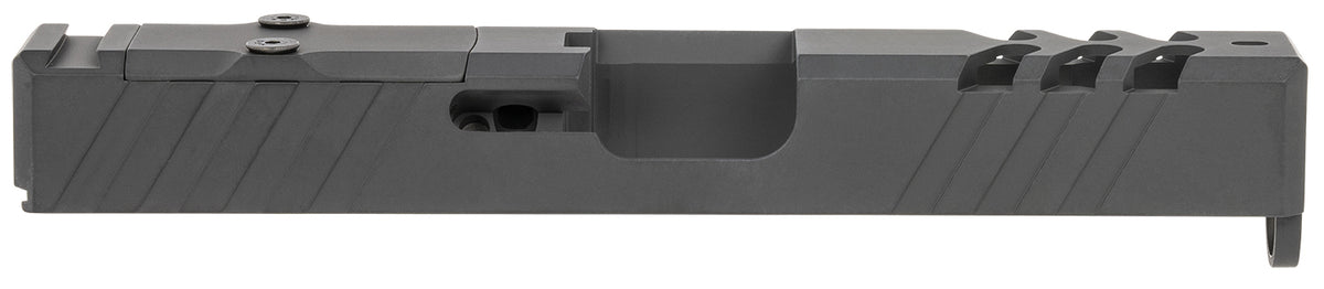 TacFire Glock 19 Gen3 9mm Luger Replacement Slide with Optics Cut Graphite Black Cerakote