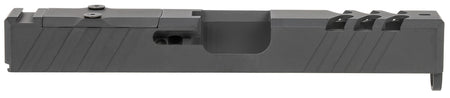 TacFire Glock 19 Gen3 9mm Luger Replacement Slide with Optics Cut Graphite Black Cerakote