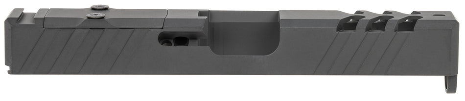 TacFire Glock 19 Gen3 9mm Luger Replacement Slide with Optics Cut Graphite Black Cerakote
