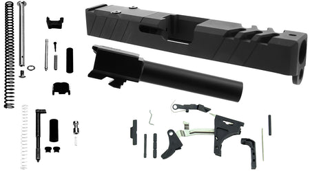 TacFire PKGLK19 Glock 19 Gen3 Pistol Build Parts Kit Black with RMR Cut Slide