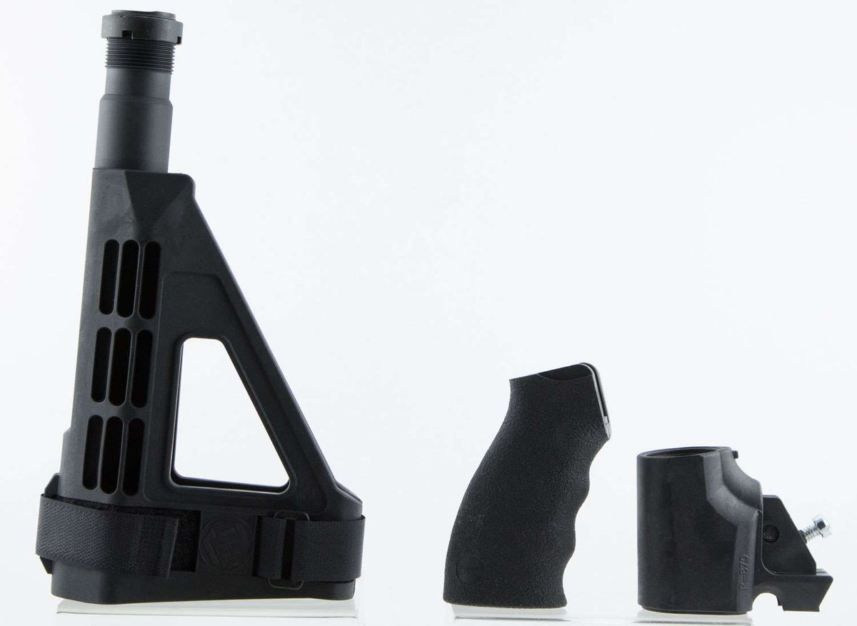 SB Tactical Remington 870 TAC-14 SBM4 Black Brace - Complete Assembly
