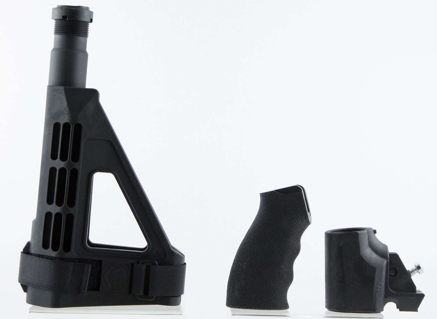 SB Tactical Remington 870 TAC-14 SBM4 Black Brace - Complete Assembly