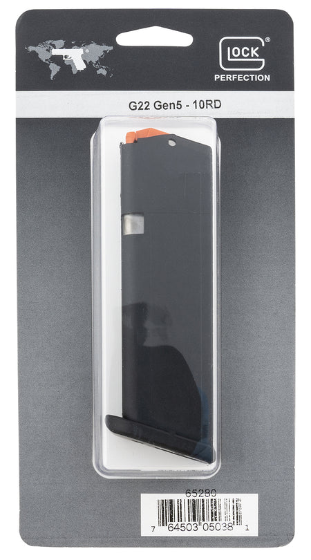 Glock 65280 G22/35 Gen5 10rd 40 S&W Black Polymer Pistol Magazine