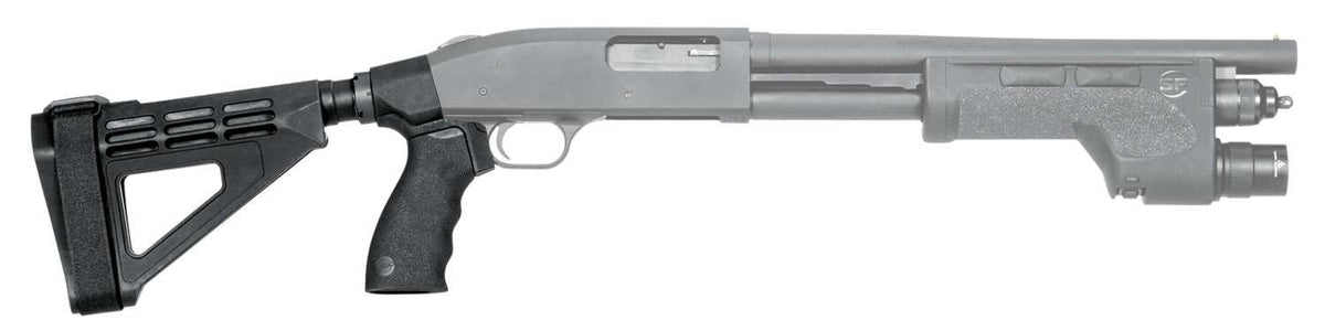 SB Tactical Mossberg 590 Shockwave SBM4 Black Brace - Complete Assembly