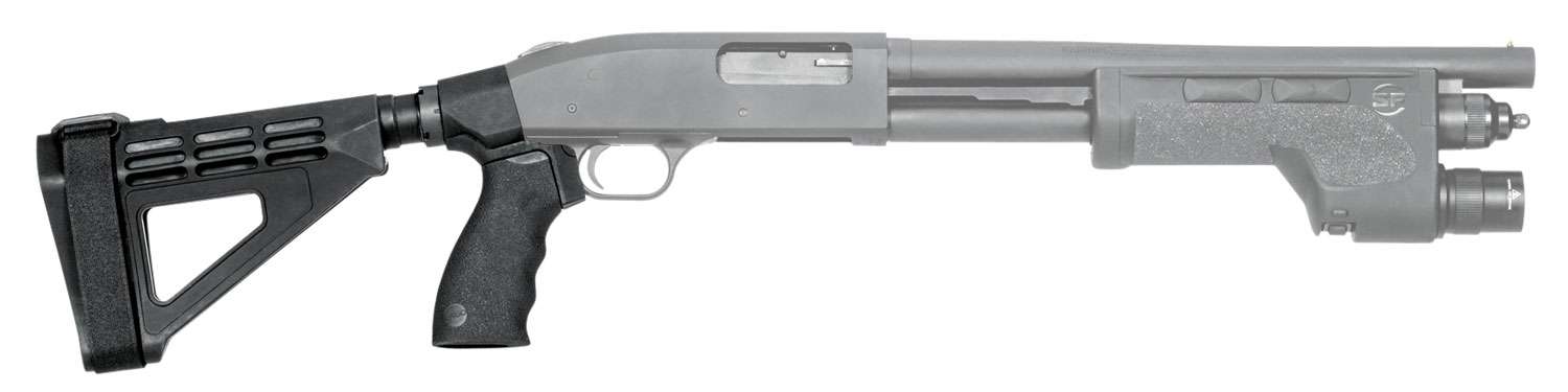 SB Tactical Mossberg 590 Shockwave SBM4 Black Brace - Complete Assembly