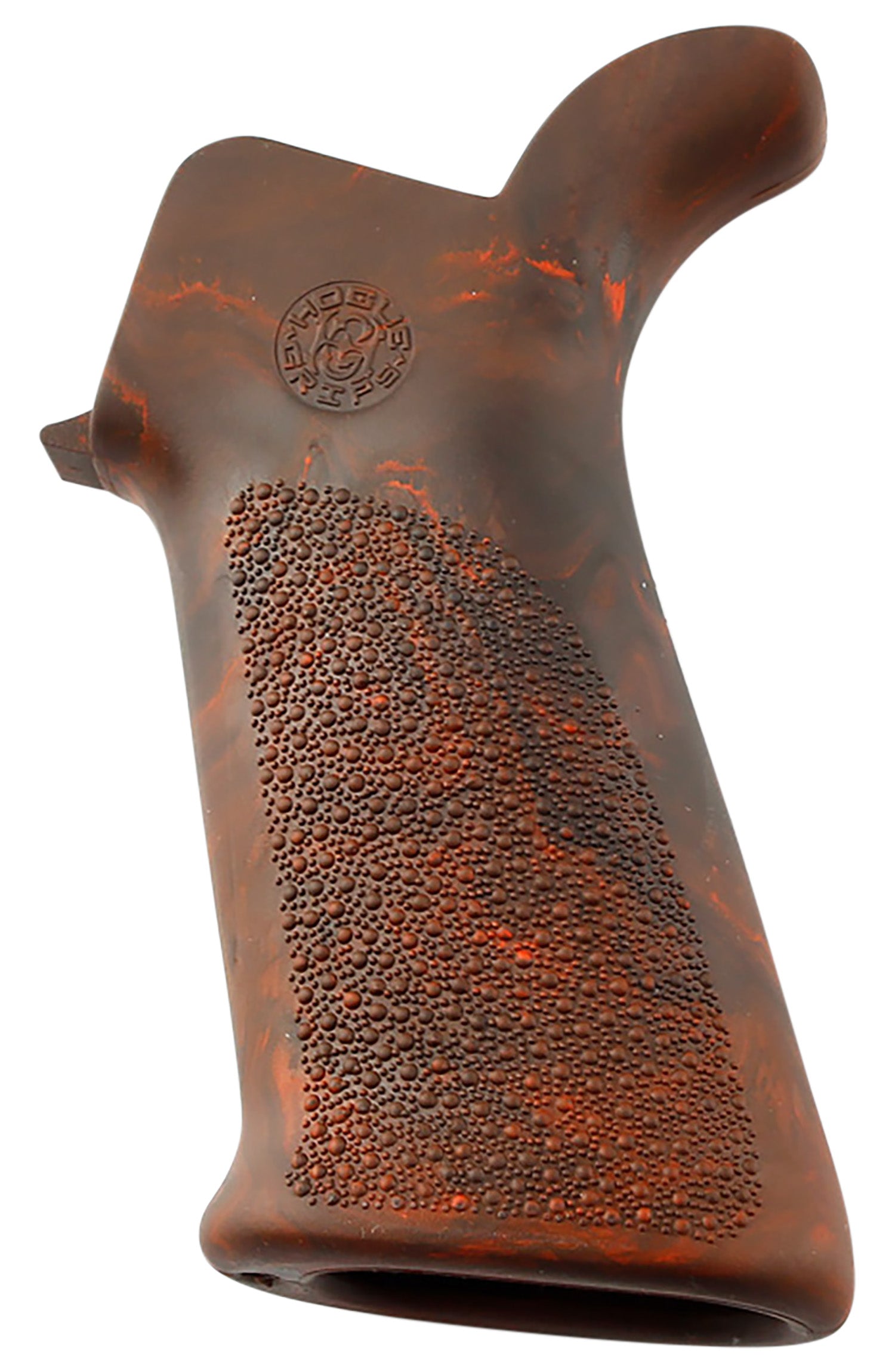 Hogue 15431 Red Lava Cobblestone OverMolded Beavertail Rubber Grip AR-15/M16