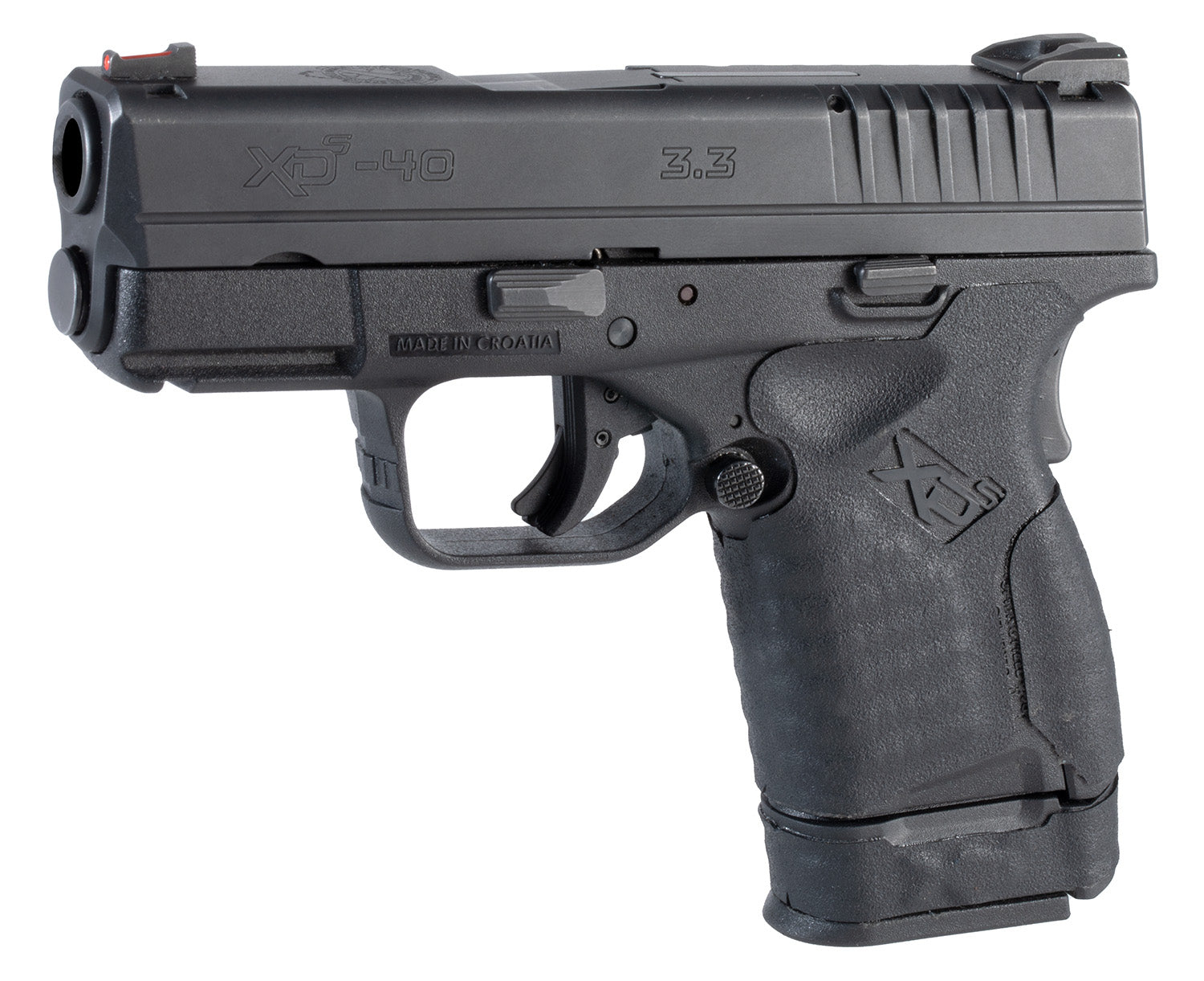 Hogue Wrapter Grain Texture Rubber Adhesive Grip Panel Black Sig P320 Full Size Medium Module