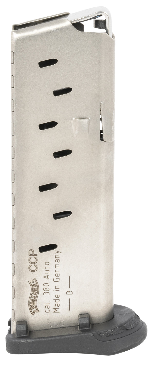 Walther Arms 50862002 CCP .380 ACP 8rd Pistol Magazine Stainless Steel