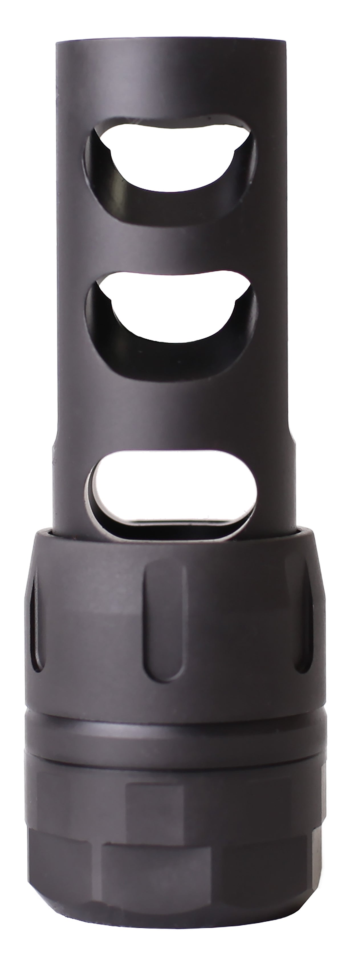Nosler Muzzle Brake 3-Port Black .338 Caliber 5/8"-24 Threads