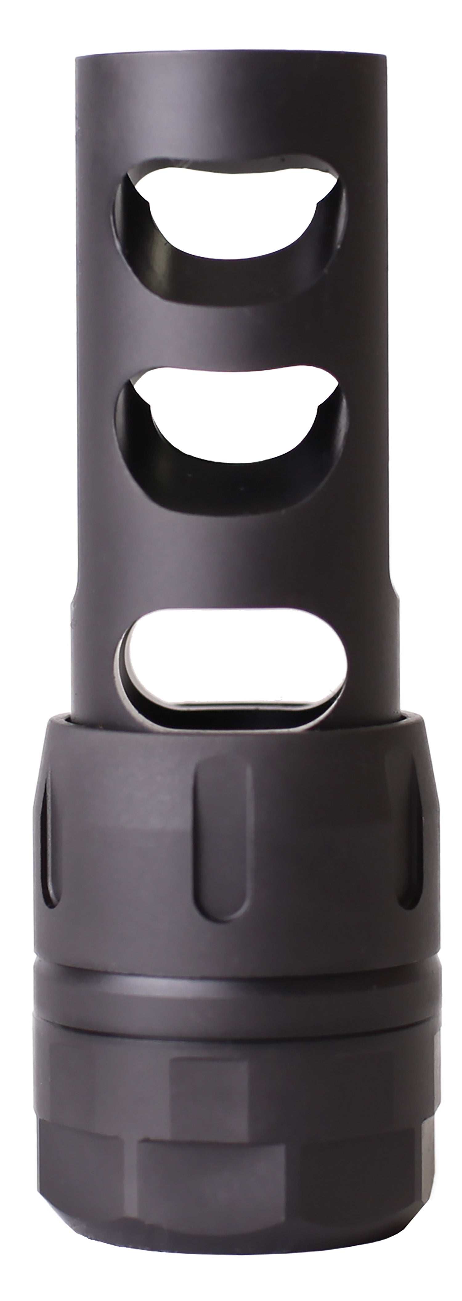 Nosler Muzzle Brake 3-Port Black .338 Caliber 5/8"-24 Threads