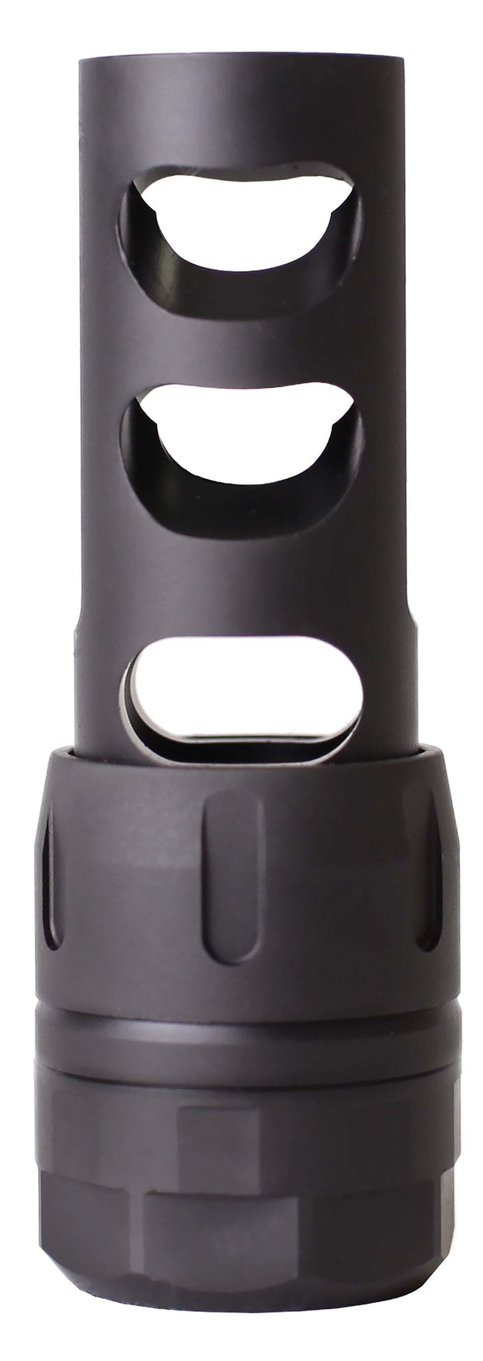 Nosler Muzzle Brake 3-Port Black .338 Caliber 5/8"-24 Threads