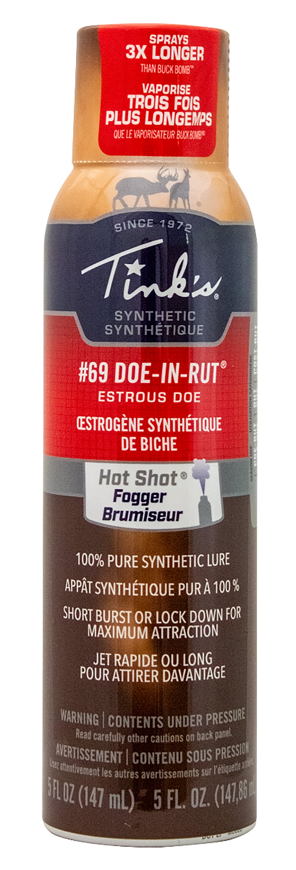 Tinks W5271BL #69 Synthetic Doe In Estrus Deer Attractant Fogger 5 oz Spray
