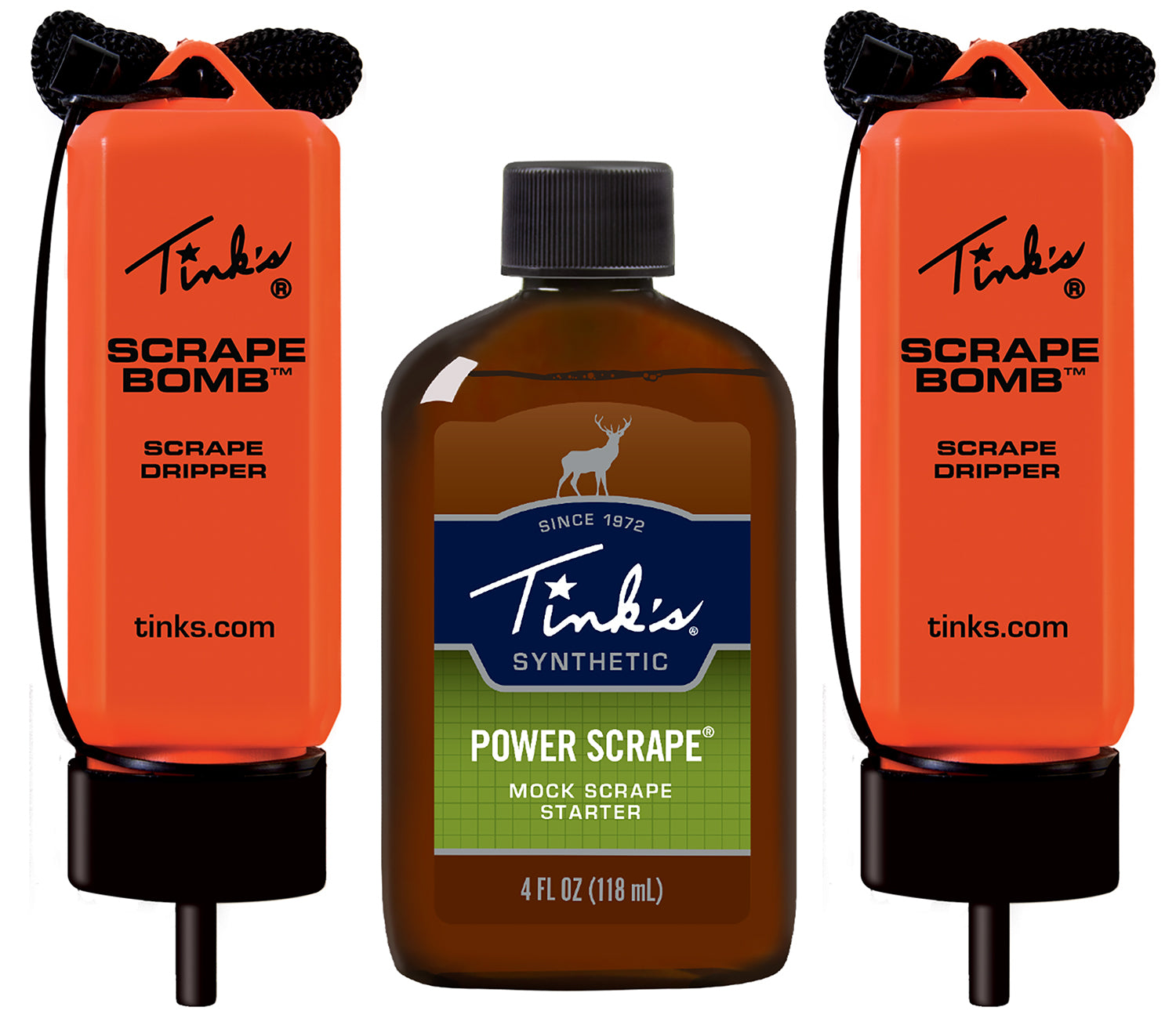 Tinks W5944 Power Scrape Mock Scrape Starter Deer Lure Value Pack 4 oz 2 Pack